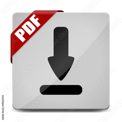 Vector: button eckig download-pfeil pdf I button eckig download-pfeil pdf I