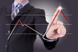 courbe graphique de business