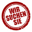 stempel rund v2 wir suchen sie I
