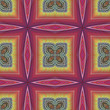 Seamless funky pop art pattern with optic illustion
