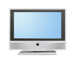 Illustration: TV with blank screen TV with blank screen