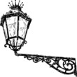 ancient street lamp