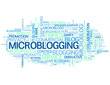 "MICROBLOGGING" Tag Cloud (internet news online website button)
