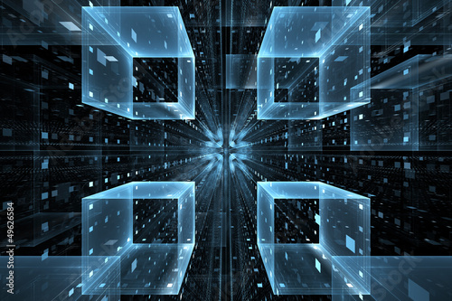 Illustration: Abstract business science or technology background Abstract business science or technology background