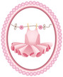 Pink tutu label