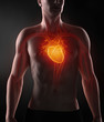 Man with circulatory system