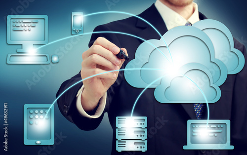 Illustration: Cloud Computing Concept Cloud Computing Concept