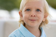 Cute little blond boy