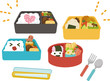 家族4人のお弁当