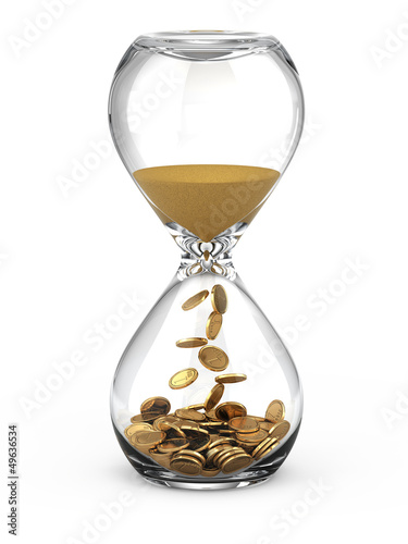 Illustration: Time is money concept Time is money concept