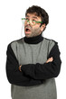 person with arms crossed