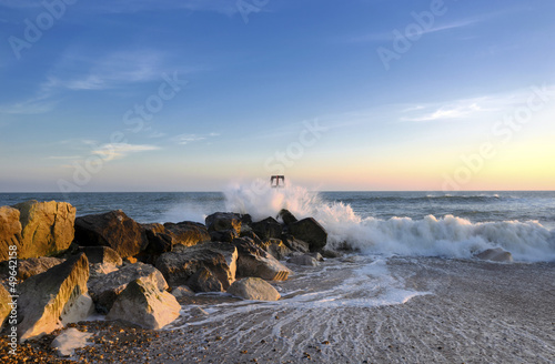 Photo: Waves and Rocks Waves and Rocks
