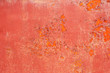 Background of old painted metal with traces of rust and paint