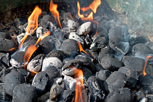 Photo: Grillkohle Grillkohle