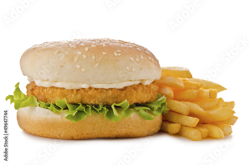 Photo: Chicken burger Chicken burger