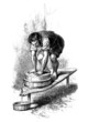 Traditional Cheese Making - Fromager Auvergne - 19th century