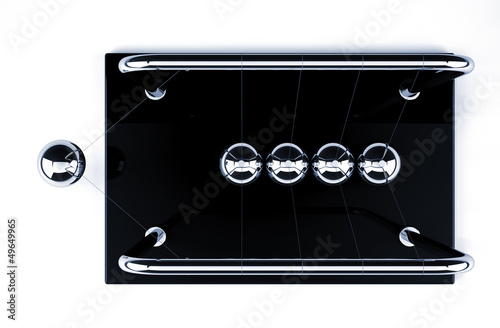 Illustration: Newton's cradle Newton's cradle