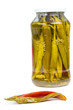 jar of paprika with pickled chilies