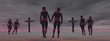 cross red