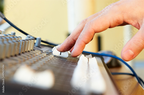 Photo: Sound mixer Sound mixer
