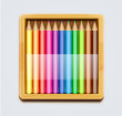 Vector: Color pencils Color pencils