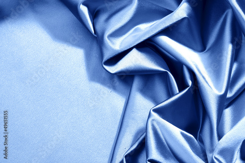 Photo: blue satin blue satin