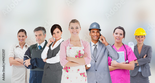 Photo: Different kinds of workers Different kinds of workers