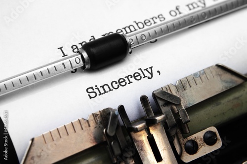 Photo: Sincerely Sincerely