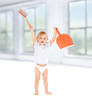 Photo: baby boy with with dustpan and brush baby boy with with dustpan and brush