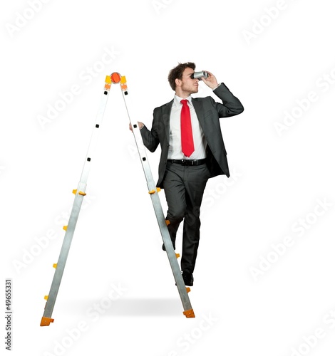 Photo: Businessman looking for business Businessman looking for business