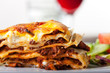 Lasagne, ein italienisches Pasta-Gericht