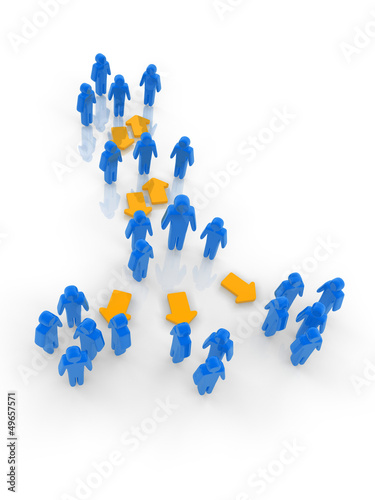 Illustration: project organization structure project organization structure