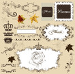 Calligraphic design elements and page decorations