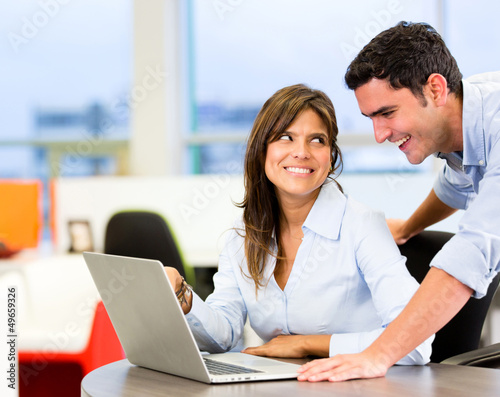Photo: Business team working Business team working