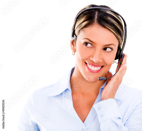 Photo: Telemarketing operator Telemarketing operator