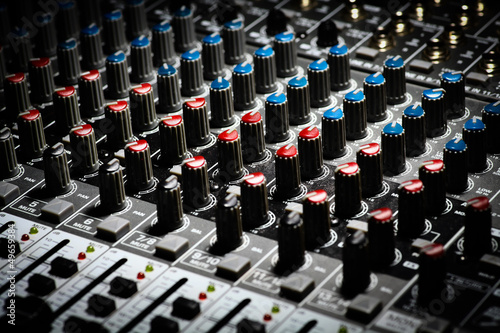 Photo: Music mixer desk Music mixer desk