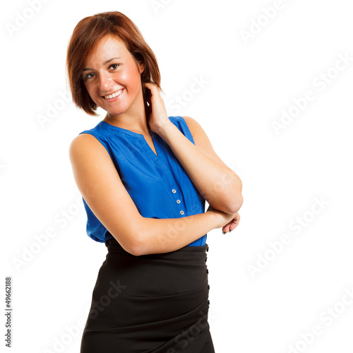 Photo: Beautiful young woman portrait Beautiful young woman portrait