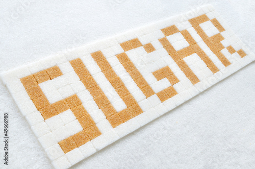 Photo: sugar cubes in text format sugar cubes in text format