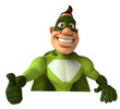 Green superhero