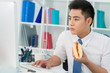 Photo: Office hot-dog Office hot-dog
