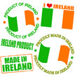 Product of Ireland stamps