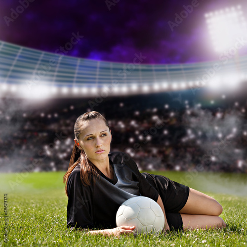 Photo: soccer girl soccer girl