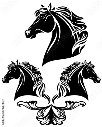Vector: horse head vector design horse head vector design