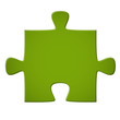Puzzleteil grün