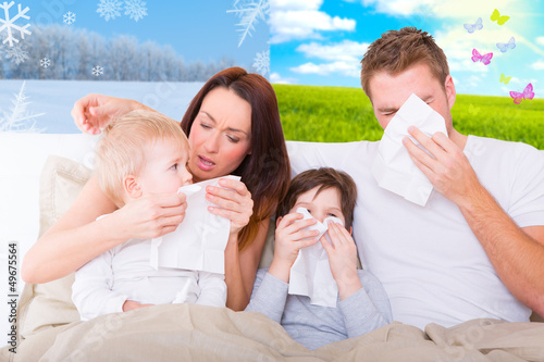 Photo: Kranke Familie Wetter Frühling Winter Kranke Familie Wetter Frühling Winter