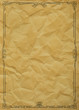Altes Papier mit Floral Ornament Grunge