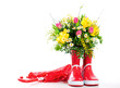 Photo: Blumenstrauss im Gummistiefel Blumenstrauss im Gummistiefel