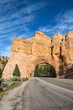 tunnel in the rock
