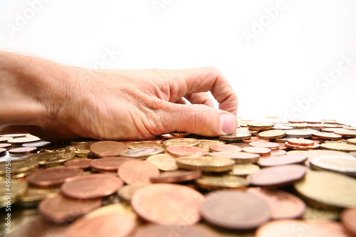 Photo: Greed hands crisis Greed hands crisis
