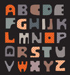 Colored Alphabet